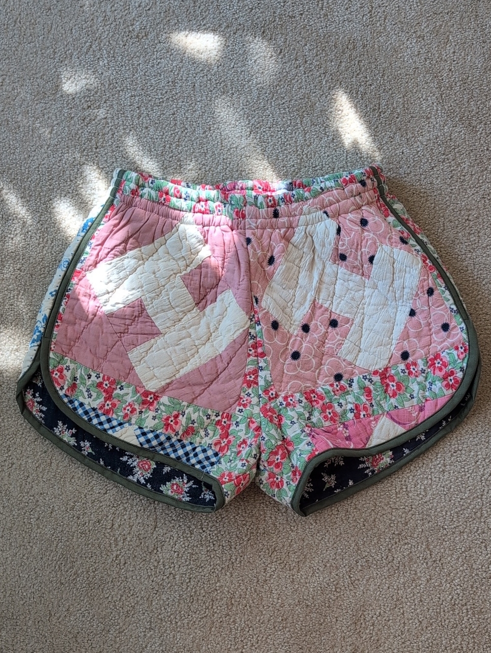 Carleen Quilt Track Shorts